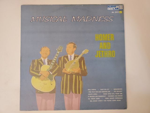 Homer and Jethro Musical Madness vinyl record