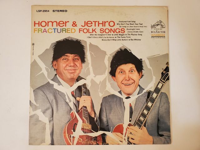 Homer & Jethro Fractured Folk Songs vinyl record