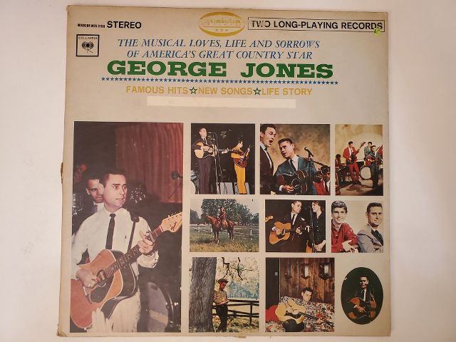 George Jones The Musical Loves, Life and Sorrows of America's Great Country Star vinyl record