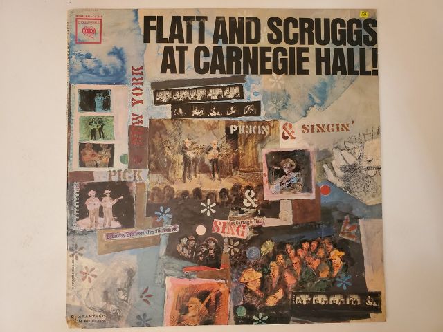 Flatt and Scruggs At Carnegie Hall vinyl record