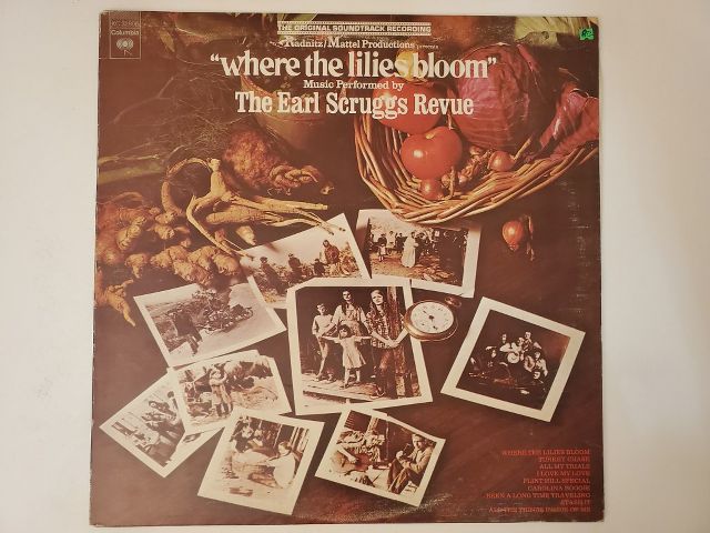 The Earl Scruggs Revue Where the Lilies Bloom vinyl record