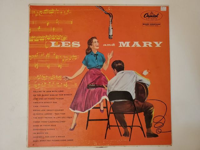 Les Paul and Mary Ford Les and Mary vinyl record