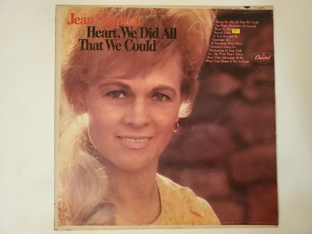 Jean Shepard Heart, We Did All That We Could vinyl record