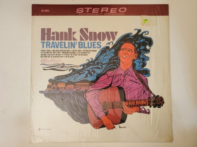 Hank Snow Travelin' Blues vinyl record