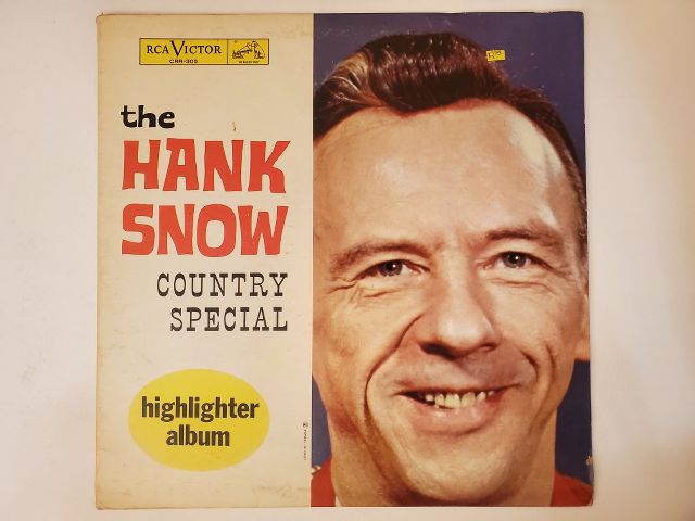 Hank Snow Country Special vinyl record