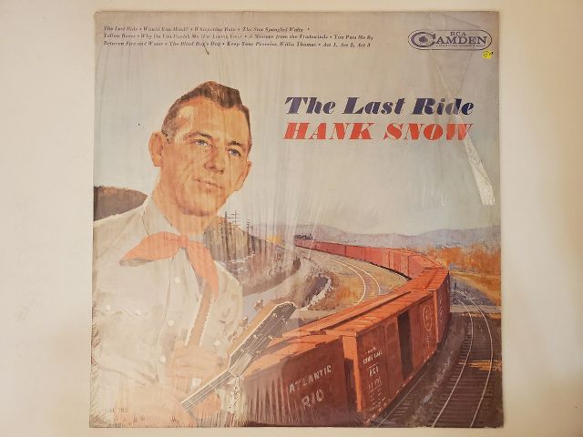 Hank Snow The Last Ride vinyl record