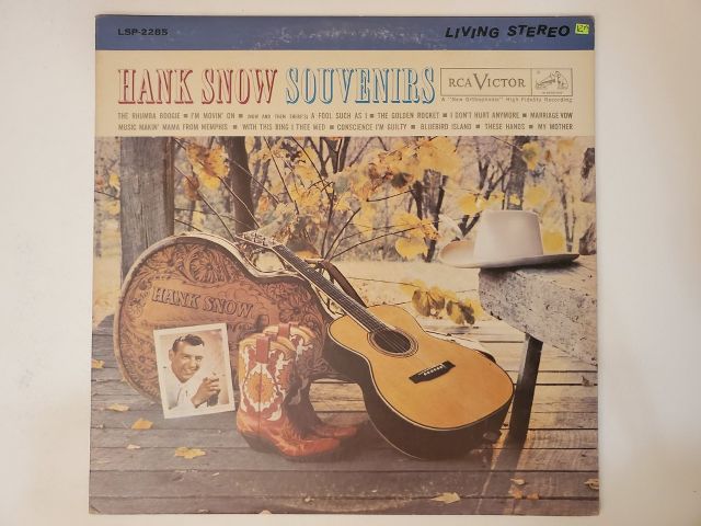 Hank Snow Souvenirs vinyl record