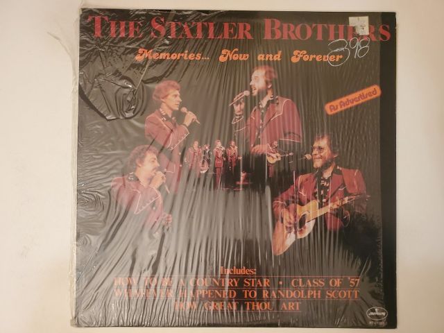 The Statler Brothers Memories Now and Forever vinyl record