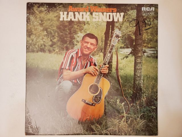Hank Snow Award Winners vinyl record