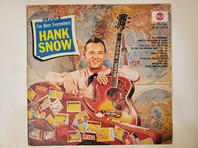 Hank Snow I've Been Everywhere vinyl record