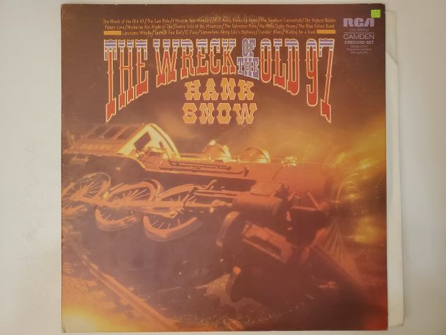 Hank Snow The Wreck of the Old 97 vinyl record