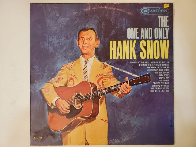 Hank Snow The One and Only vinyl record