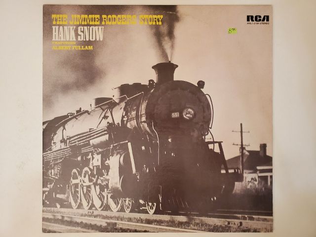 Hank Snow The Jimmie Rodgers Story vinyl record