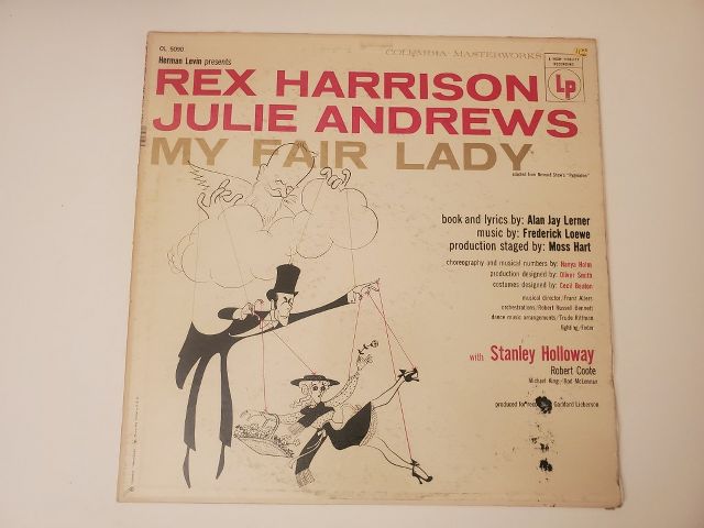 Rex Harrison, Julie Andrews My Fair Lady vinyl record
