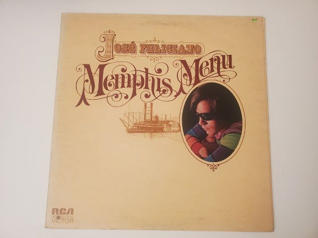Jos? Feliciano Memphis Menu vinyl record