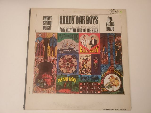 Shady Oak Boys Play All Time Hits of the Hills vinyl record