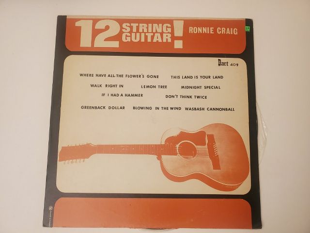 Ronnie Craig 12 String Guitar vinyl record