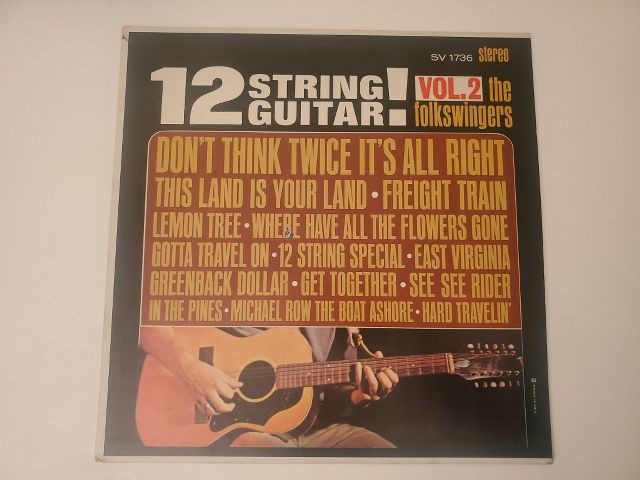 The Folkswingers 12 String Guitar! Vol. 2 vinyl record
