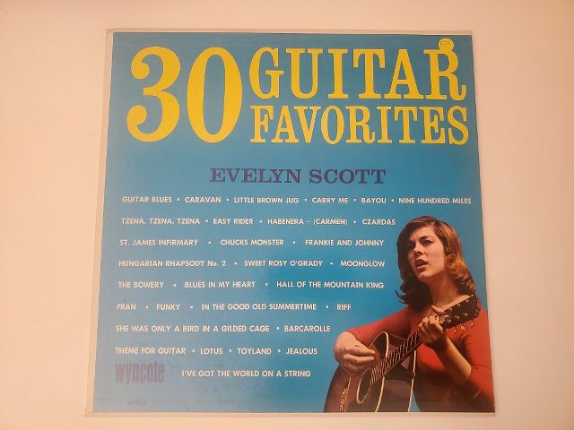 Evelyn Scott 30 Guitar Favorites vinyl record