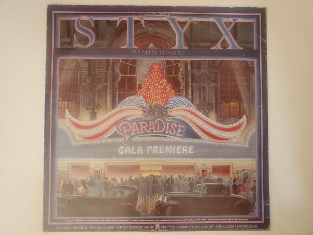 Styx Paradise Theatre vinyl record