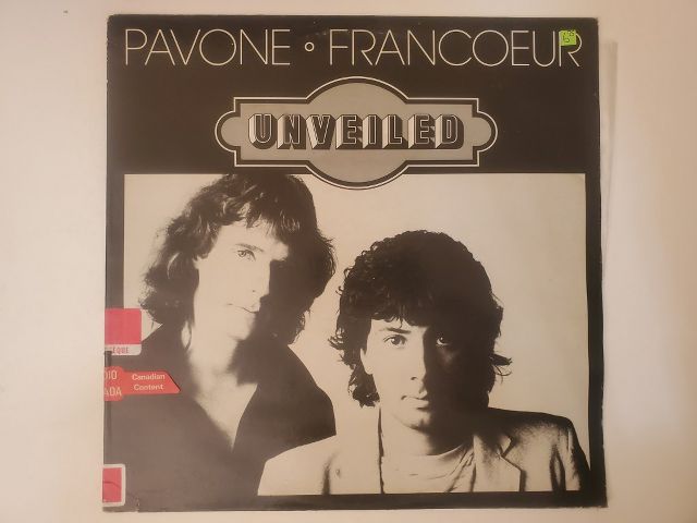 Pavone & Francoeur Unveiled vinyl record