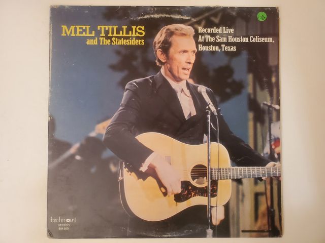 Mel Tillis and The Statesiders Recorded Live At The Sam Houston Coliseum, Houston, Texas vinyl record