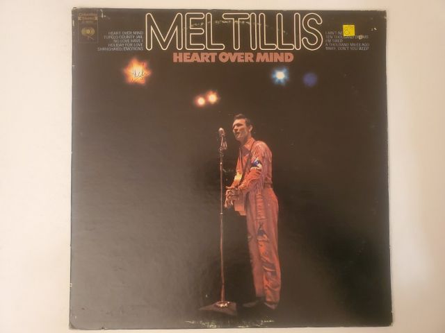 Mel Tillis Heart Over Mind vinyl record