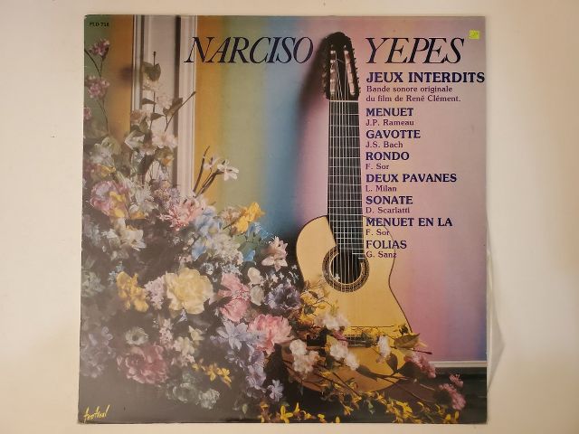 Narciso Yepes Jeux Interdits vinyl record