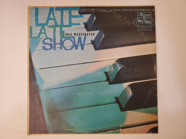 Dinah Washington Late Late Show vinyl record