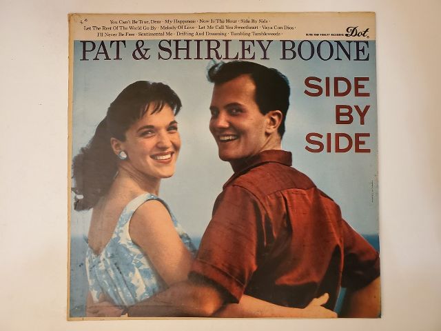 Pat & Shirley Boone Side by Side vinyl record