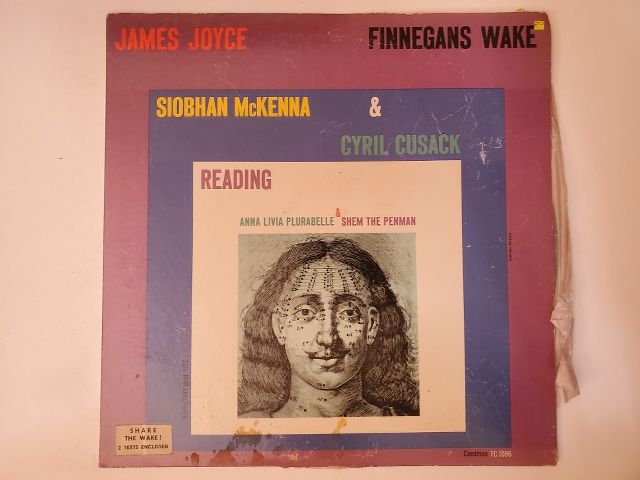 James Joyce Finnegans Wake: Anna Livia Plurabelle & Shem the Penman vinyl record