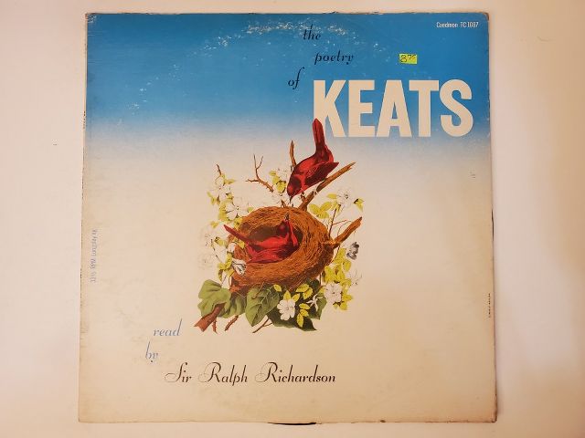 Sir Ralph Richardson The Poetry of Keats vinyl record