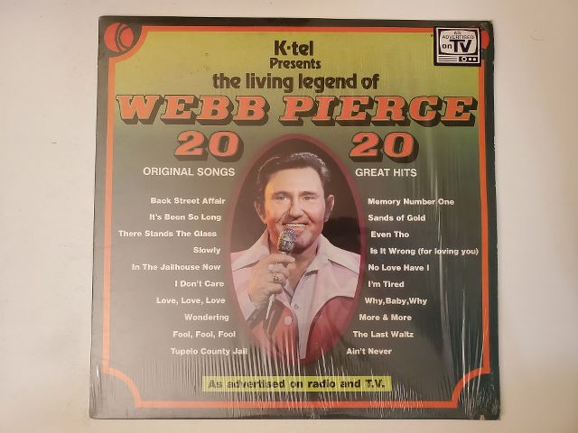 Webb Pierce The Living Legend of Webb Pierce vinyl record