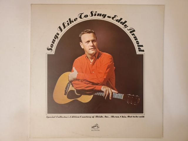 Eddy Arnold Songs I Like to Sing vinyl record