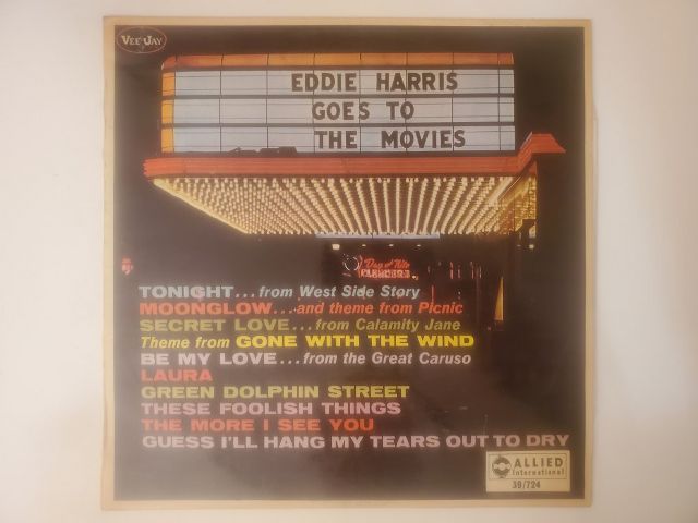 Eddie Harris Eddie Harris Goes to the Movies vinyl record