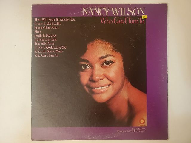 Nancy Wilson Who Can I Turn To vinyl record