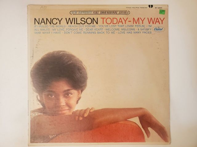 Nancy Wilson Today My Way vinyl record
