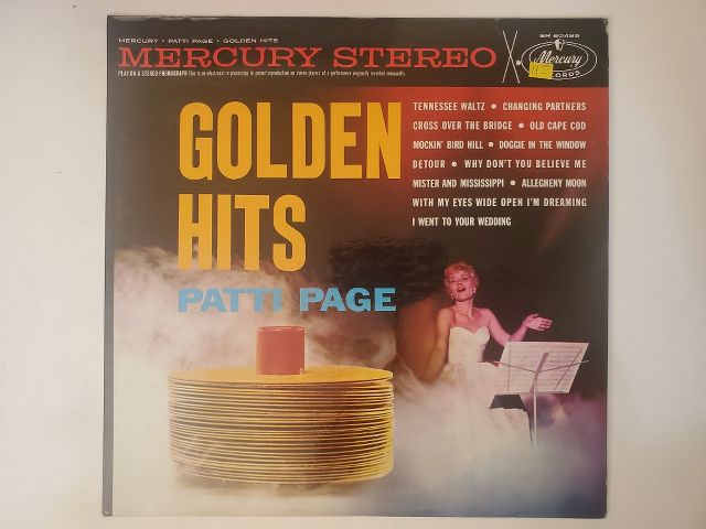 Patti Page Golden Hits vinyl record