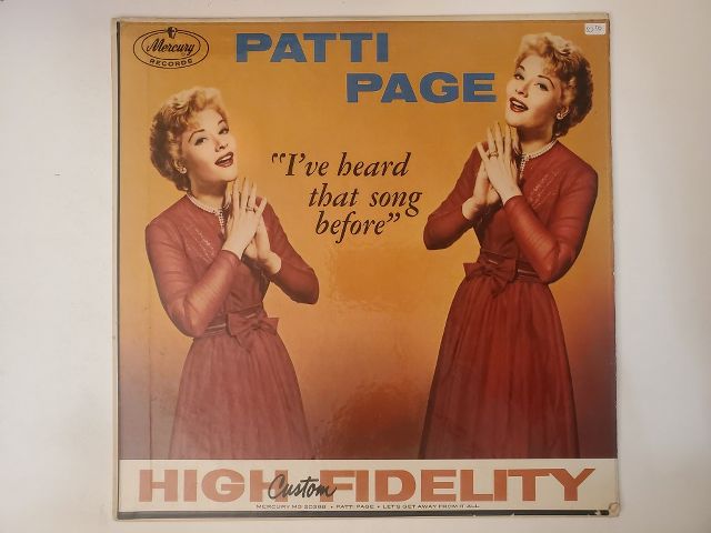 Patti Page I've Heard That Song Before vinyl record
