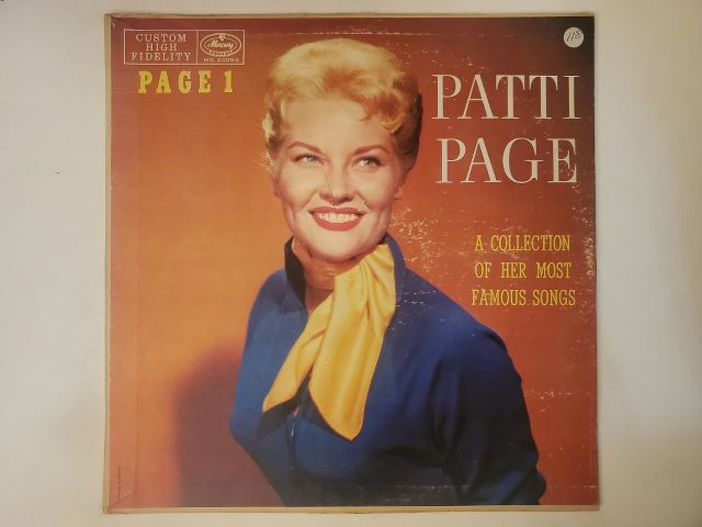 Patti Page Page 1 vinyl record