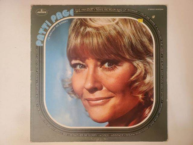 Patti Page I'd Rather Be Sorry vinyl record