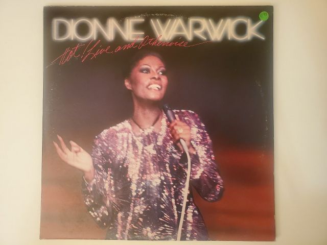 Dionne Warwick Hot! Live and Otherwise vinyl record