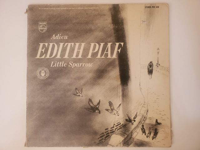 Edith Piaf Adieu, Little Sparrow vinyl record