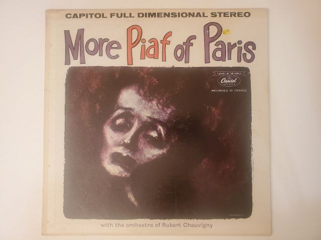 Edith Piaf More Piaf of Paris vinyl record