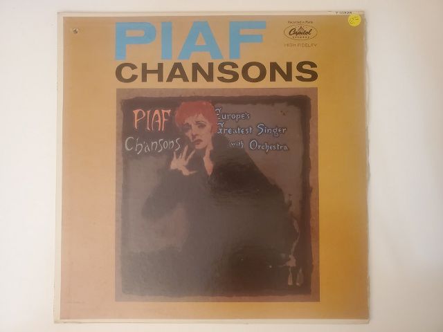 Edith Piaf Chansons vinyl record