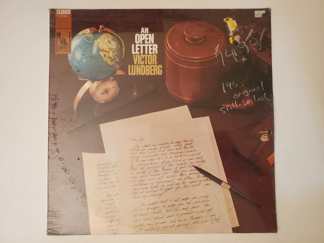 Victor Lundberg An Open Letter vinyl record