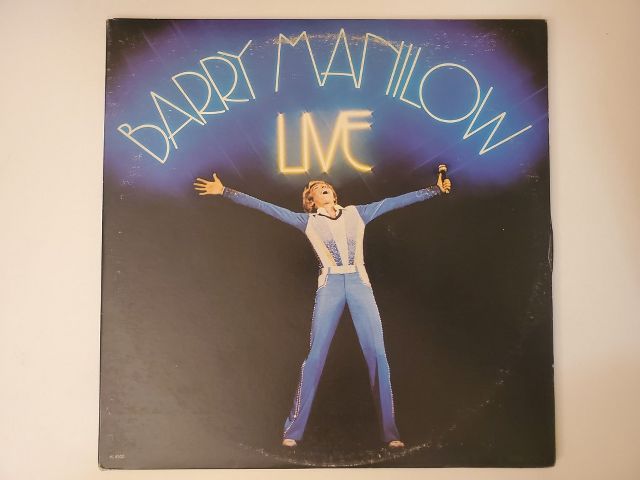 Barry Manilow Live vinyl record