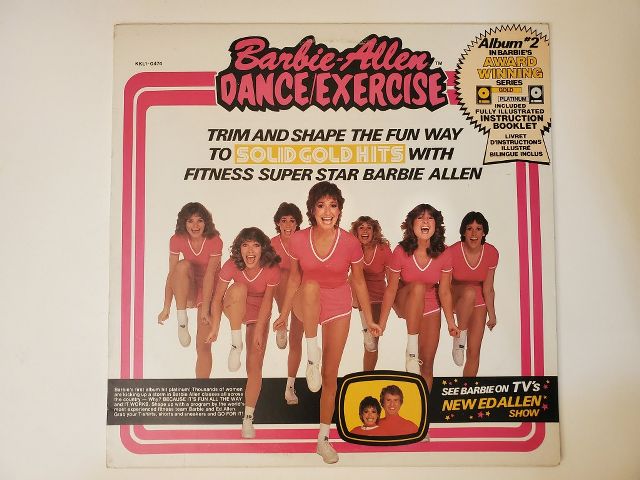 Barbie Allen Dance Exercise vinyl record