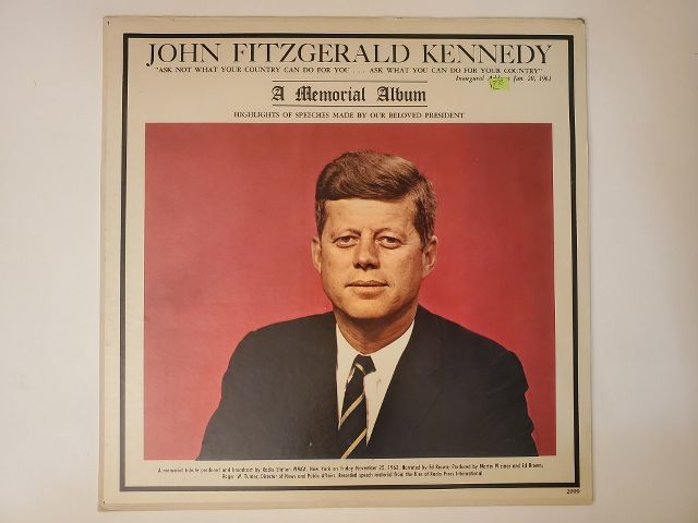 John Fitzgerald Kennedy A Memorial Album vinyl record