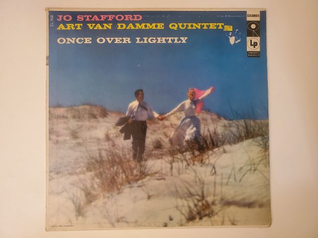 Jo Stafford and the Art Van Damme Quintet Once Over Lightly vinyl record